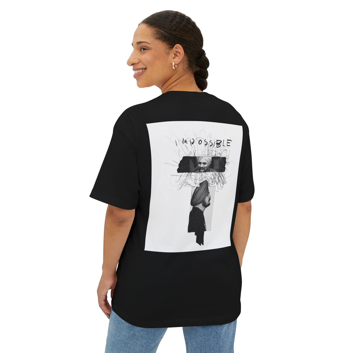 Collage Profile Tee — Vintage Music Portrait T-Shirt