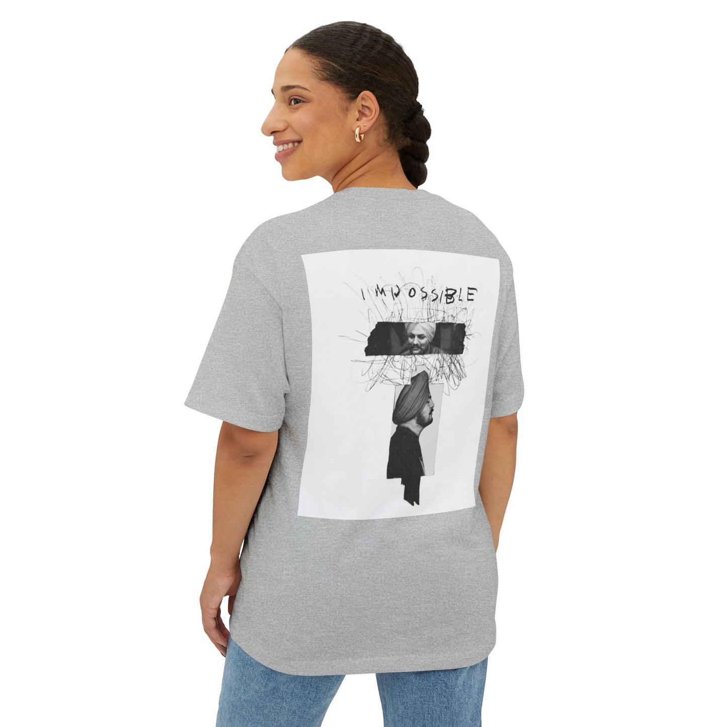 Collage Profile Tee — Vintage Music Portrait T-Shirt