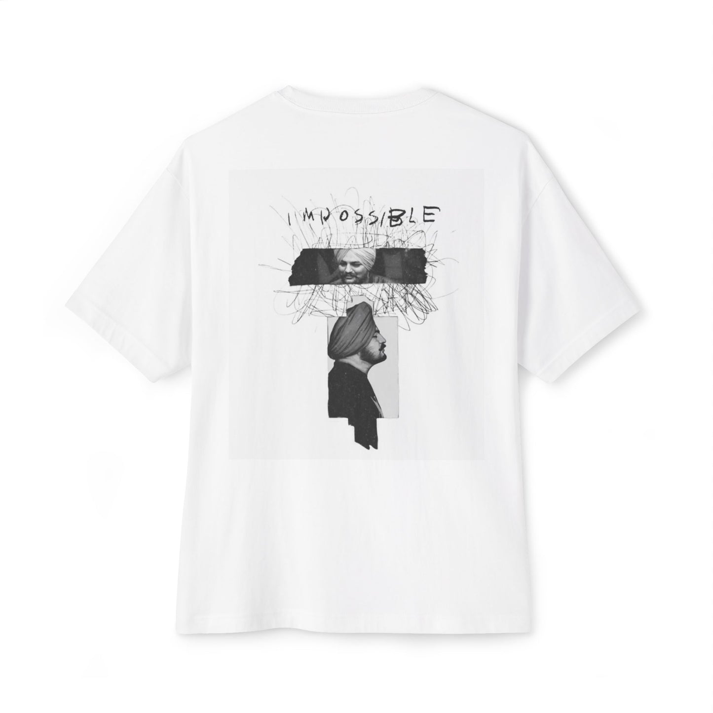 Collage Profile Tee — Vintage Music Portrait T-Shirt