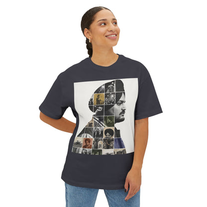 Collage Profile Tee — Vintage Music Portrait T-Shirt