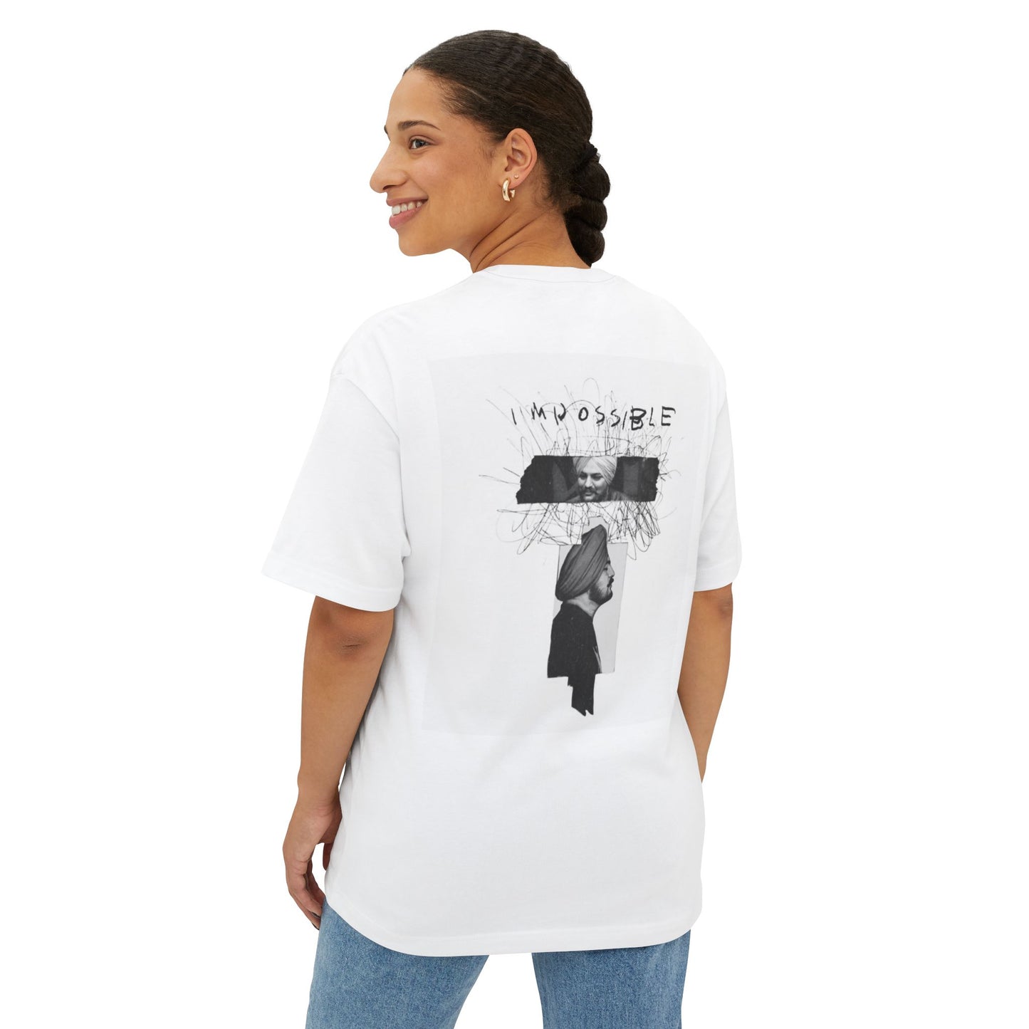 Collage Profile Tee — Vintage Music Portrait T-Shirt